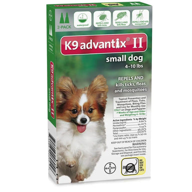 Advantix Flea and Tick Control for Dogs Small Under 10 lbs 2 Month Supply