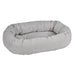 Bowsers Platinum Microvelvet Donut Dog Bed Granite