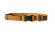Eurodog Collars Sport Style Soft Leather Quick Release Buckle Dog Collar Bark Brown Very Soft Leather
