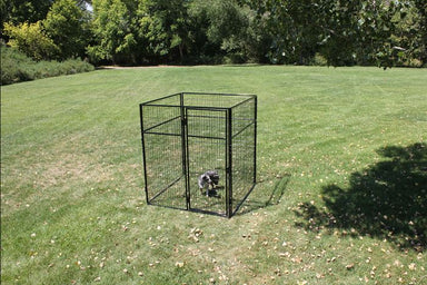 K9 Kennel Store Basic 7 Foot Tall Powder Coated Wire Kennel Standard 7 Foot Tall