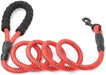 My Doggy Tales Braided Rope Dog Leash Red