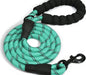 My Doggy Tales Braided Rope Dog Leash Turquoise