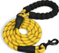 My Doggy Tales Braided Rope Dog Leash Yellow