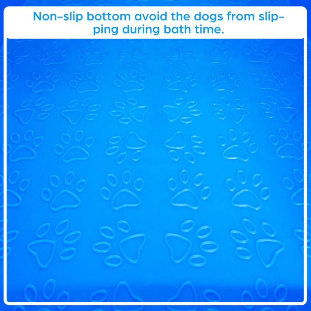 Shelandy 45" Pet Grooming Bathtub Dog Wash Station Non-Slip Bottom