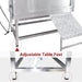 Shelandy Stainless Steel Professional Pet Wash Station Adjustable Table Feet