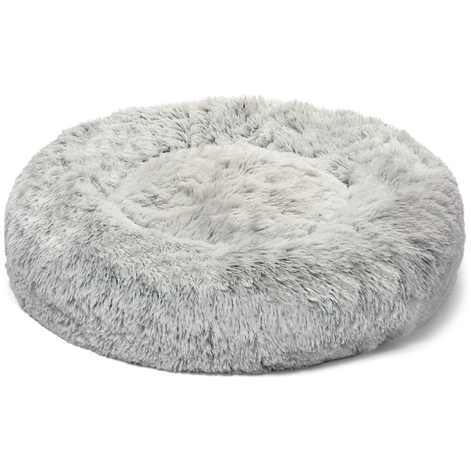 Mr. Peanut's 28" OrthoPlush® Pet Bed - Snowflake White Two Tone