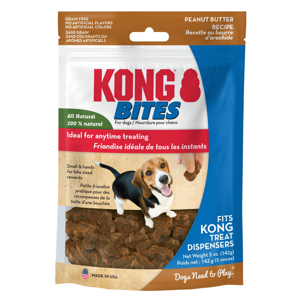 KONG Bites Dog Treats Regular Peanut Butter 1ea/5 oz