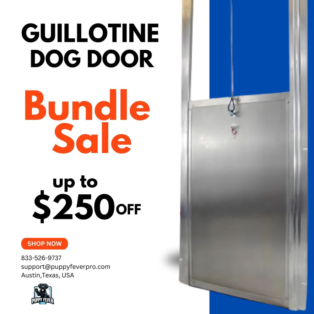 Bundle Sale: Security Boss Insulated Guillotine Dog Door