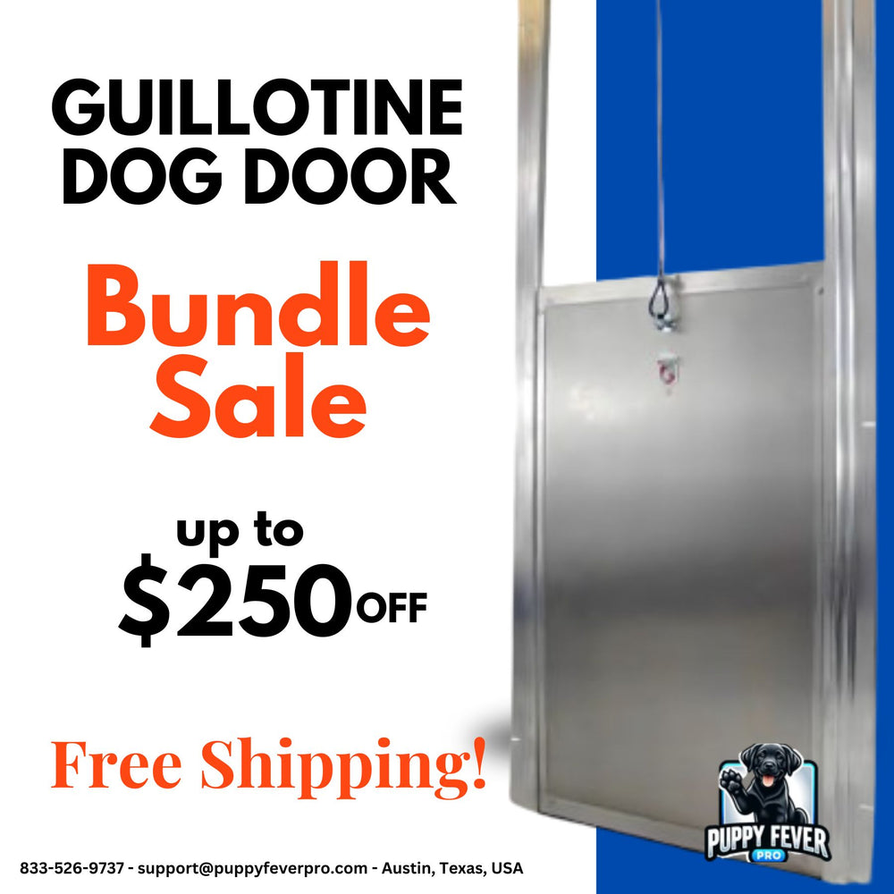 Bundle Sale: Security Boss Insulated Guillotine Dog Door