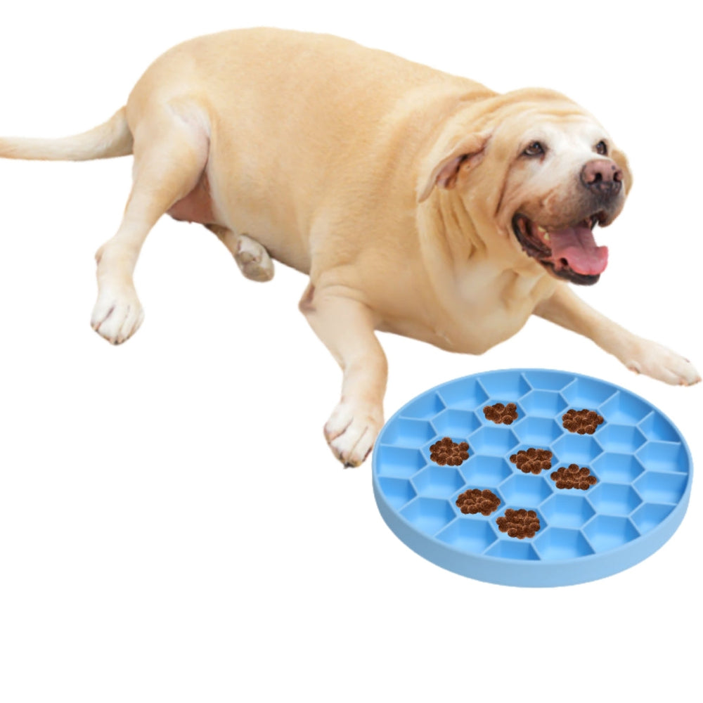 Mr. Peanut's Silicone Slow Feeder Dog Bowl