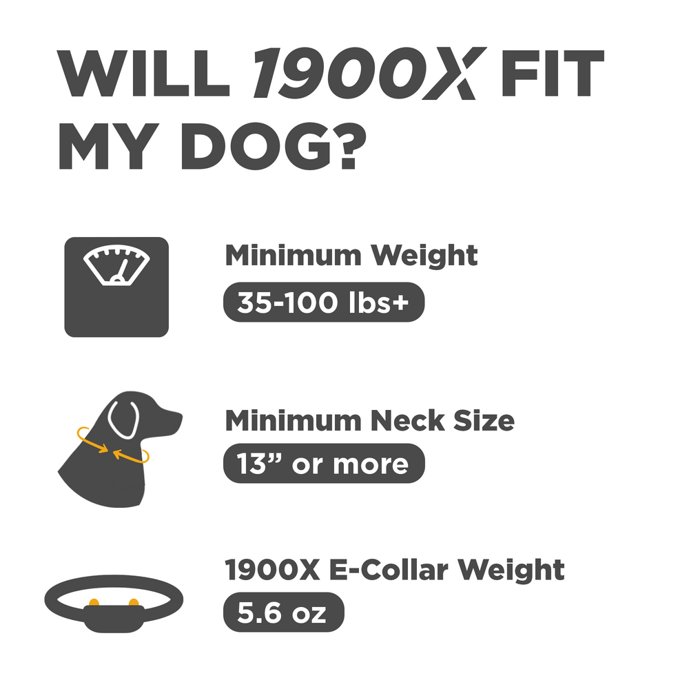 Dogtra 1900X fit guide