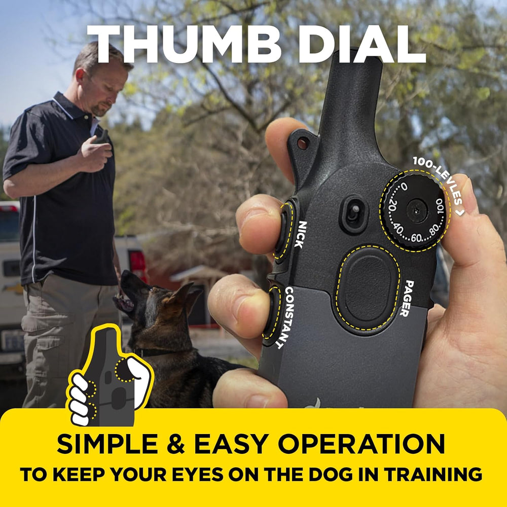 Dogtra 200iQ thumb dial