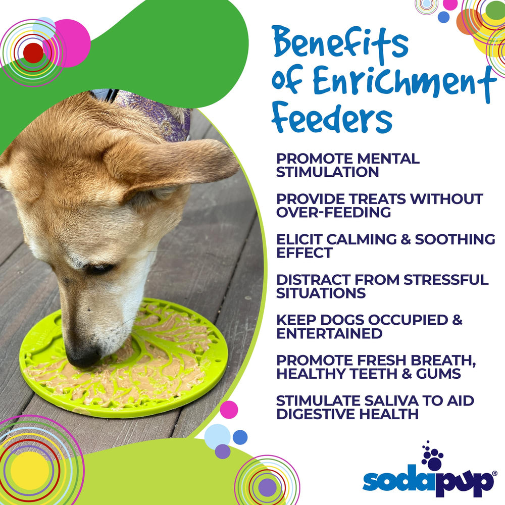 Tree of Life eMat Enrichment Lick Mat With Suction Cups