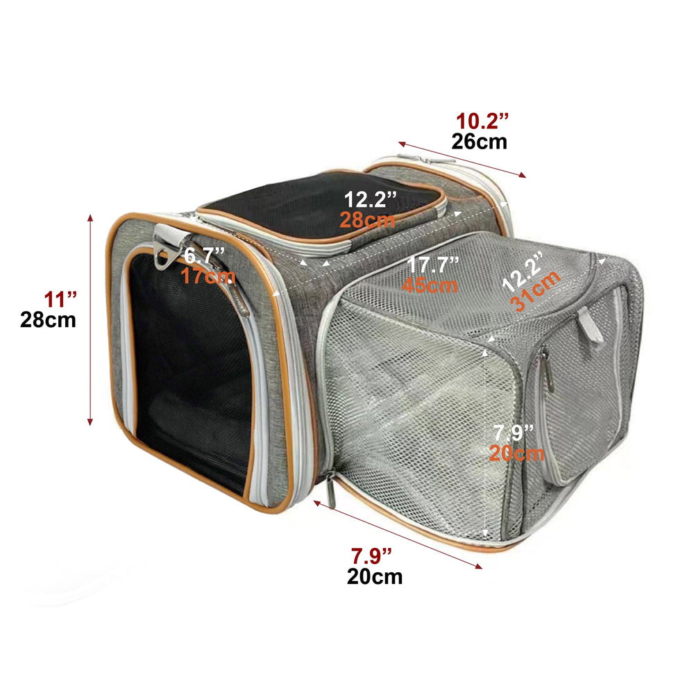 Mr. Peanut's Platinum Series Expandable Pet Carrier