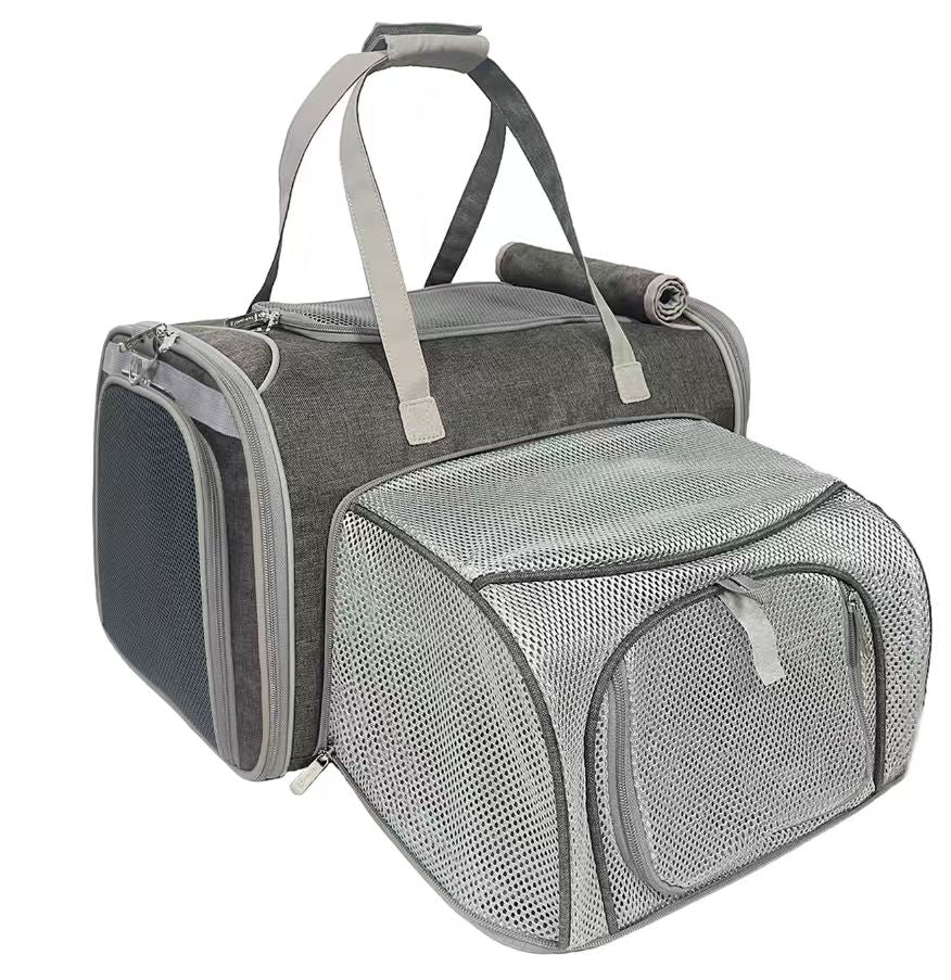 Mr. Peanut's Gold Series Standard Size Airline Compliant Expandable Pet Carrier