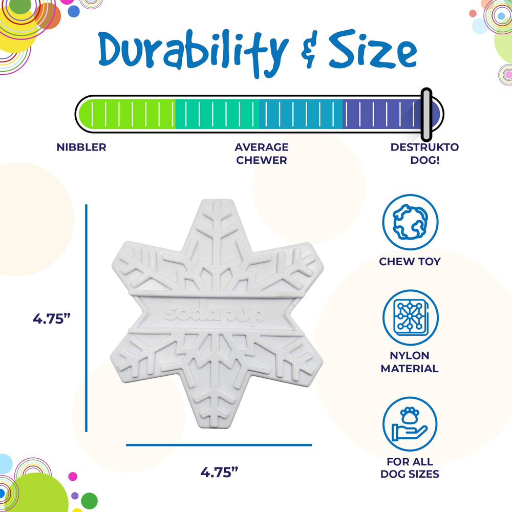 Snowflake Ultra Durable Nylon Dog Chew Toy