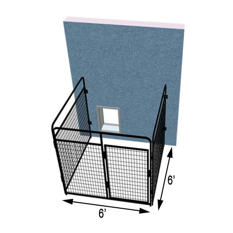 K9 Kennel Store Three Sided Basic PRO Dog Kennel