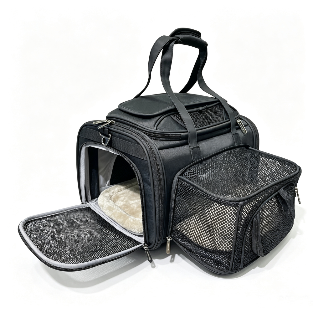 Mr. Peanut's Gold Series Standard Size Airline Compliant Expandable Pet Carrier