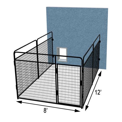 K9 Kennel Store Three Sided Basic PRO Dog Kennel