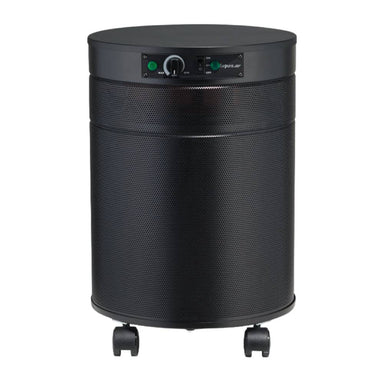 A black Airpura P714 - Germs, Mold, and Chemicals Reduction Air Purifier