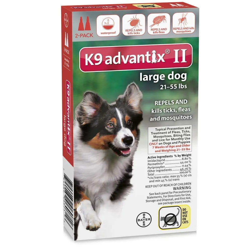 Advantix Flea and Tick Control for Dogs Large 20-55 lbs 2 Month Supply