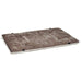 A fawn brown Bowsers Yugen Reversible Pad with a plush, quilted appearance and corner attachments