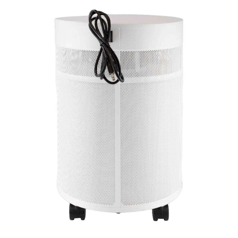 Airpura C700 - Chemical and Gas Abatement Air Purifier in a white cylindrical design with a power cord on top