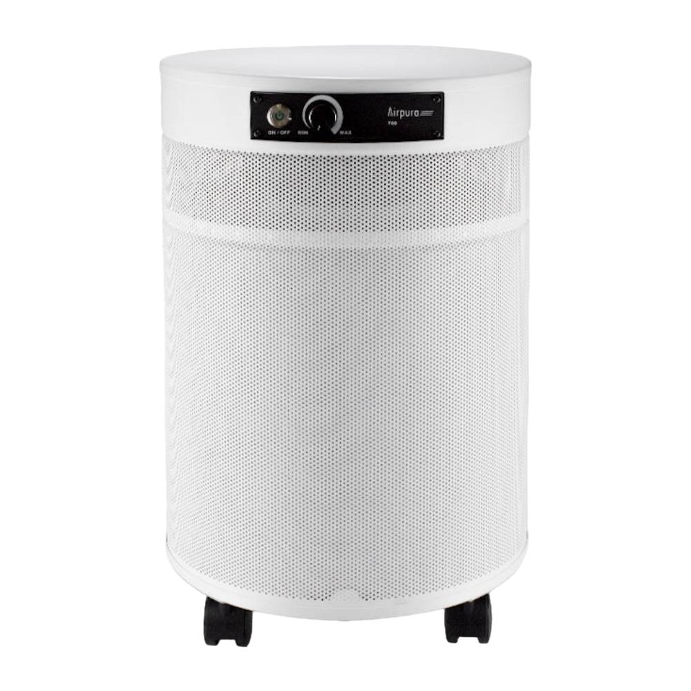 Airpura F700 - Formaldehyde, VOCs, and Particles Air Purifier in a bright white color