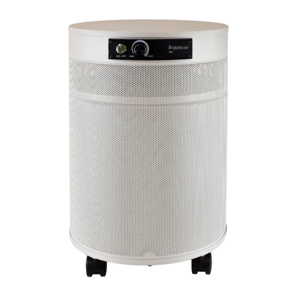 Airpura F700 DLX - Extra Formaldehyde, VOCs, and Particle Abatement Air Purifier in a cream color