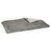 A koala gray Bowsers Yugen Reversible Pad with a soft, cushioned surface and a corner flap