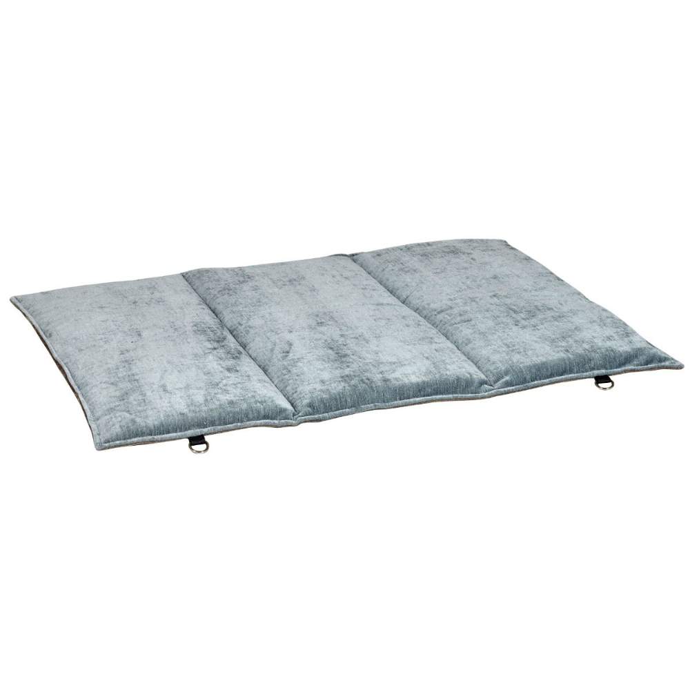 A mineral light blue, segmented Bowsers Yugen Reversible Pad with a textured, velvety finish