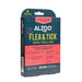 An angled view of the ALZOO Plant-Based Flea & Tick Collar for Large Dog packaging