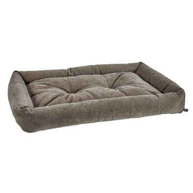 Bark Bowsers Tango Multi Dog Bed in bark brown features a plush rectangular shape with raised cushioned edges