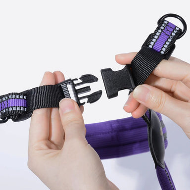 Bella & Pal Simply Go Step-in Dog Harness Violet Buckle