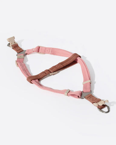 Bella & Pal Soft Move Step-in Dog Harness and Leash Set Sika Deer Halter Harness