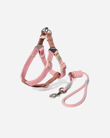 Bella & Pal Soft Move Step-in Dog Harness and Leash Set Sika Deer