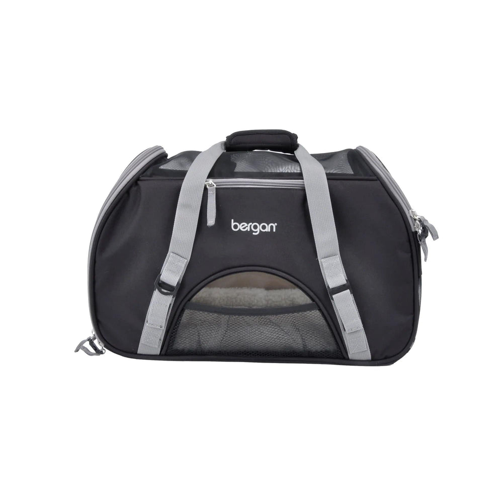 Bergan Pet Comfort Carrier Large Black/Gray