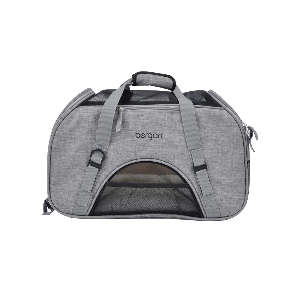 Bergan Pet Comfort Carrier Large Gray