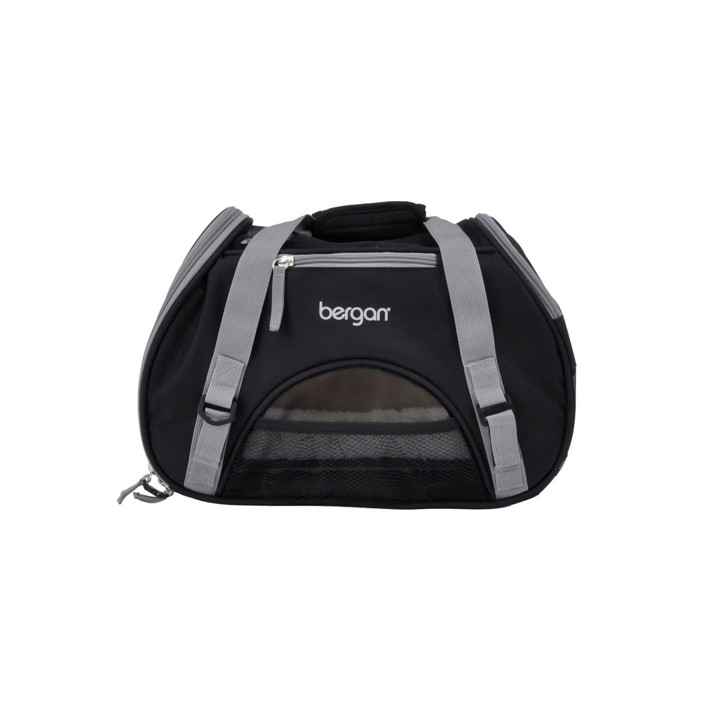 Bergan Pet Comfort Carrier Small Black/Gray