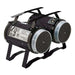 Black K-9 III Dog Dryer is a compact dual-motor pet dryer with two large front filters and sturdy metal legs for stable dog grooming use