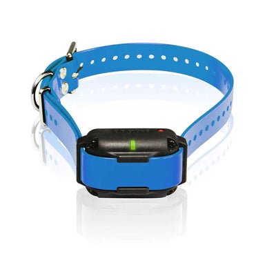 Blue Dogtra EDGE RT Additional Receiver features a bright collar with a mounted training receiver