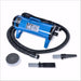 Blue K-9 II Dog Dryer includes a hose, nozzle attachments, and a compact body for efficient dog grooming