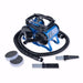 Blue K-9 III Dog Dryer includes hoses, multiple nozzle attachments, and removable filters for versatile pet grooming tasks