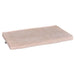 Blush Bowsers Moderno & Fresco Dog Crate Mat in pale pink offers a smooth, cushioned surface for soft crate lounging
