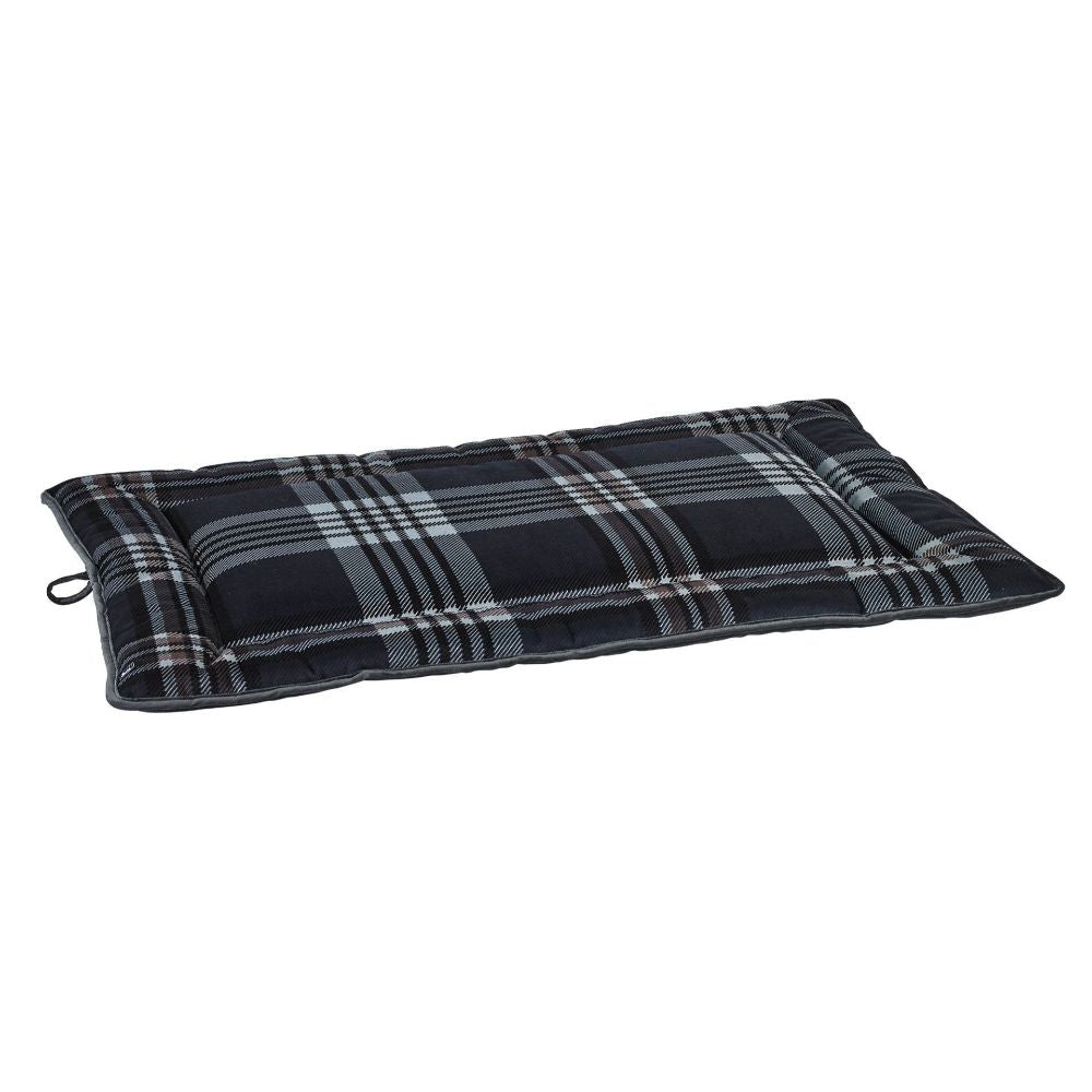 Bowsers Cosmopolitan Mat Dog Bed Greystone Tartan