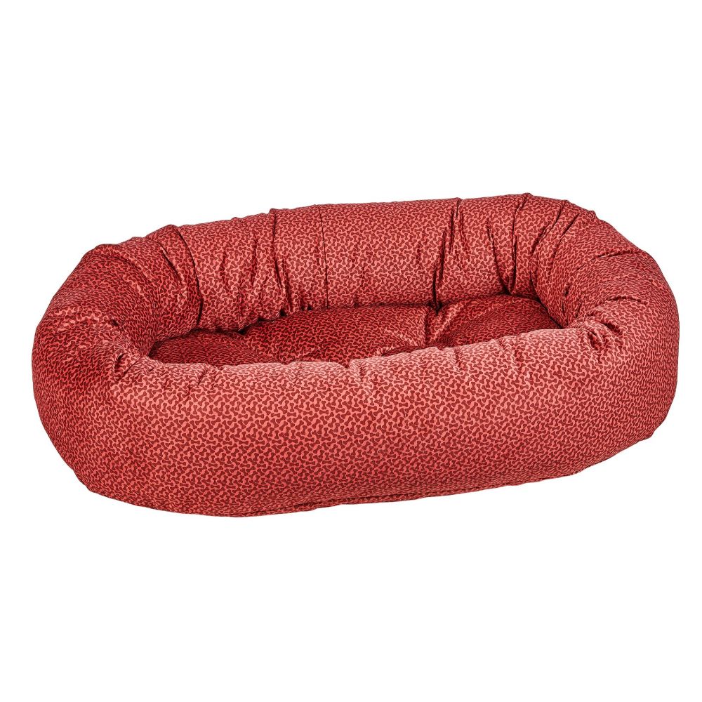 Bowsers Donut Dog Bed - Diamond Collection Cherry Bones