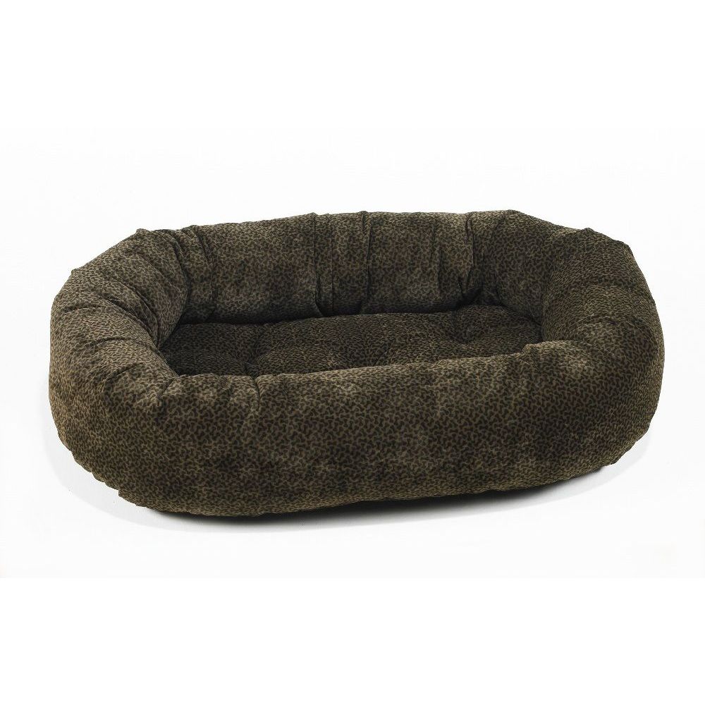 Bowsers Donut Dog Bed - Diamond Collection Chocolate Bones
