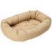 Bowsers Donut Dog Bed - Diamond Collection Flax