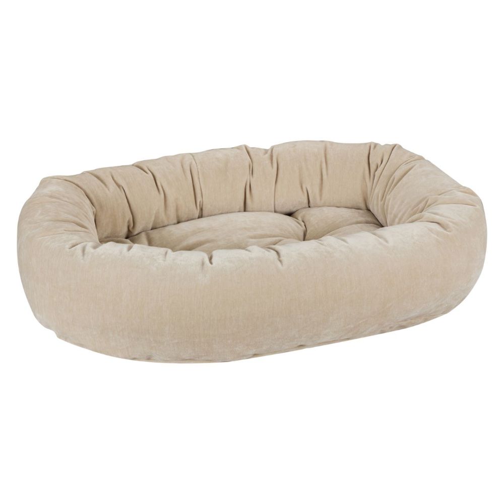Bowsers Donut Dog Bed - Diamond Collection Linen