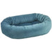 Bowsers Donut Dog Bed - Diamond Collection Teal